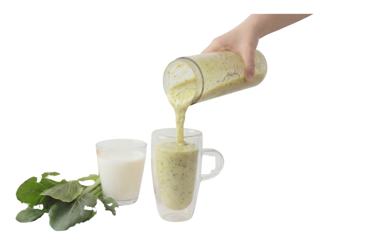 BlendyGo3でなめらかに仕上げたグリーンスムージー